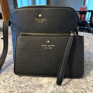 Kate Spade cross body and matching wristlet wallet. Gently used.